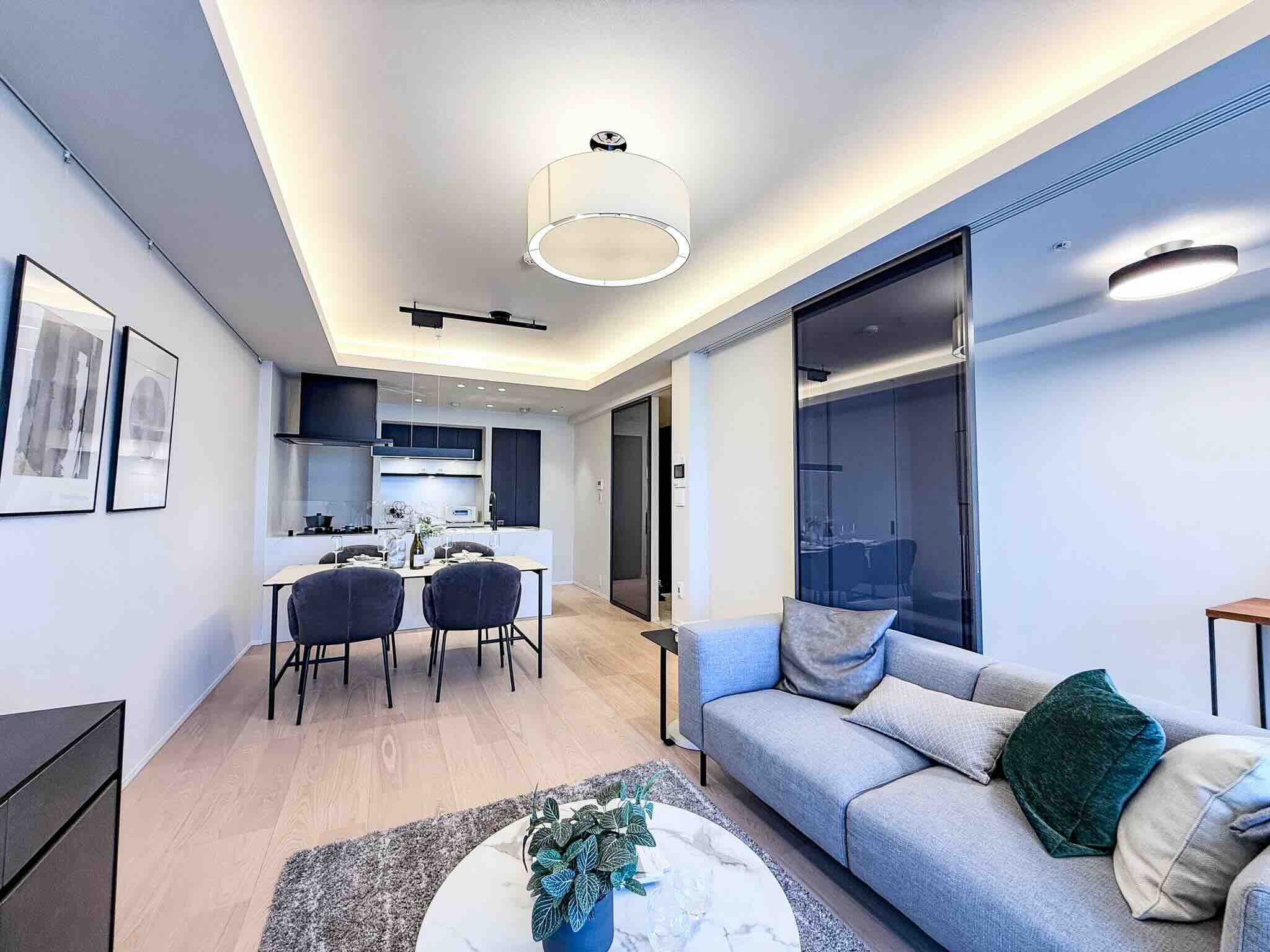 パークシティ中央湊ザ・タワー｜リビングダイニング